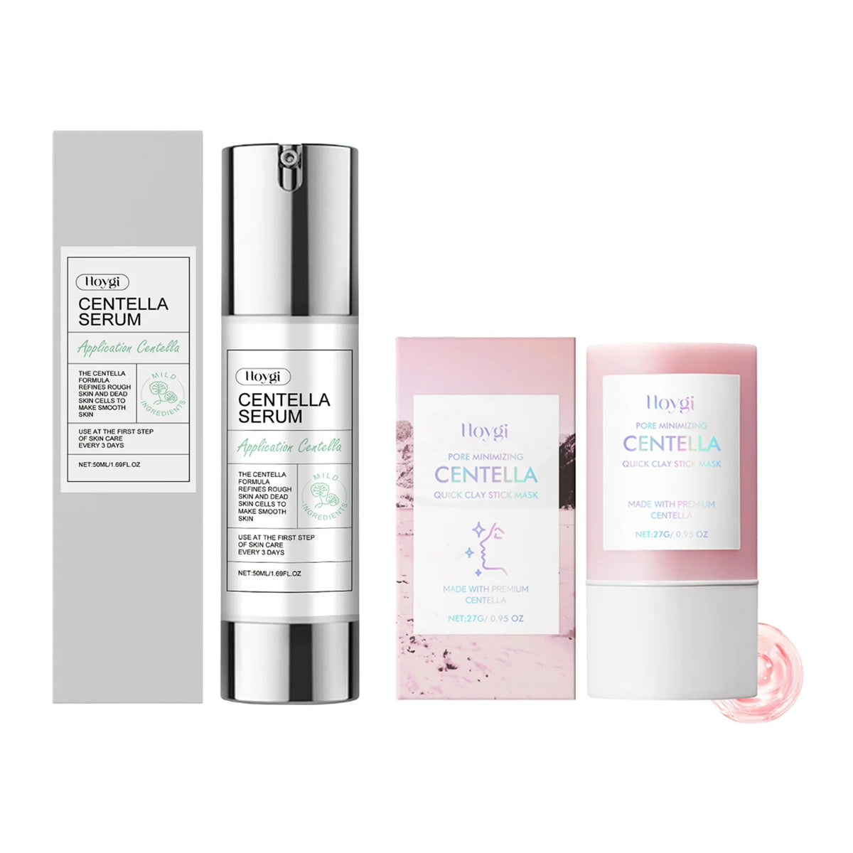 Korea Centella Rapid Pore Cleansing Clay Mask Quick Moisturizing Soothing Facial Brightening Face Mask Korean Skincare 27G