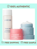 LANEIGE 3PC -LANEIGE Hydration Heroes- Water Bank Mouth Sleeping Mask Cream Skin ,S Ephora Beauty Insider ,Water Bank Moisturizer Mouth Mask LANEIGE - 10Ml / 0.33 Fl.Oz LANEIGE Water Bank Blue Hyaluronic Cream Moisturizer - 25Ml / 0.84 Fl.Oz LANEIGE Cream Skin Cerapeptide Toner & Moisturizer - 3 G / 0.10 Oz LANEIGE Lip Sleeping Mask in Shade Berry"