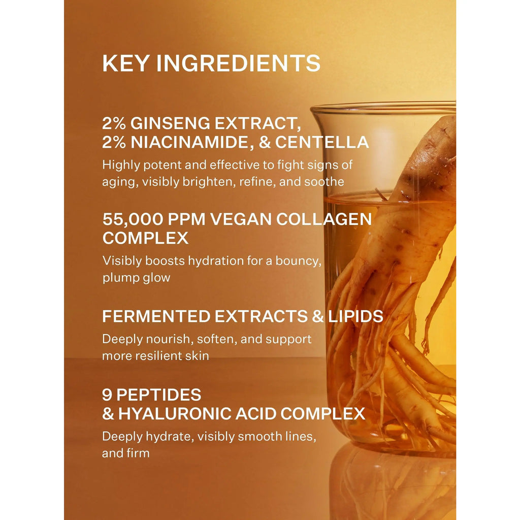 Peach & Lily Glass Skin Ginseng Collagen Mask (Set of 3) - Korean Skincare Facial Treatment