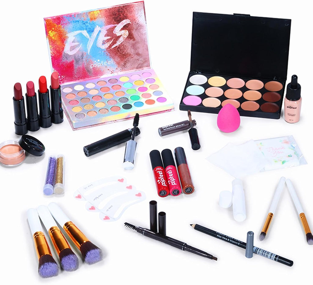 Kit De Maquillaje Para Principiantes, Juego De Maquillaje Facial Completo