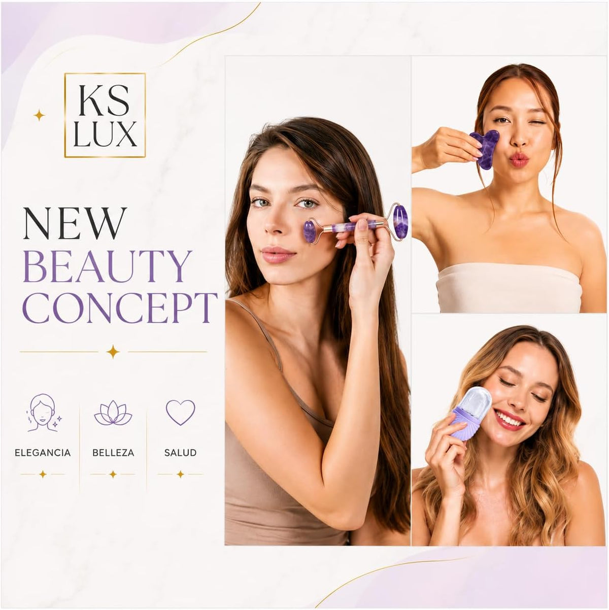 Skincare Kit, Skin Care, Pack Regalo Mujer, Skincare Coreano, Rutina Skincare Pack, Hielo Para La Cara, Gua Sha Facial, Ice Roller Facial, Skin Care Coreano, Regalos Originales Para Mujer Joven, KSLUX