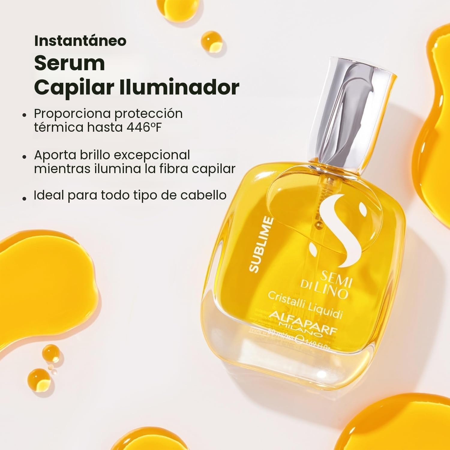 Semi Di Lino Sublime Cristalli Liquidi 15Ml - Suero Iluminador
