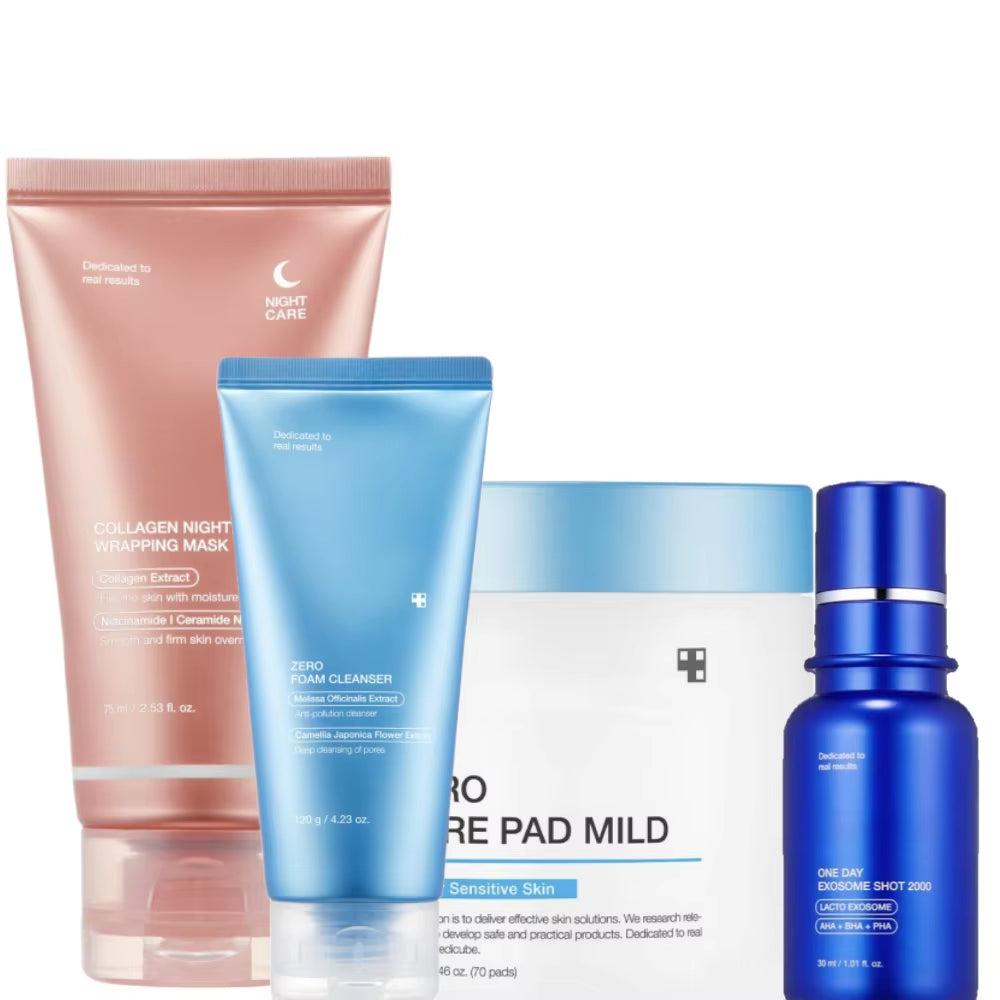 Custom Korea for Medicbe Skin Care Kit Travel Size Exfoliating Acne Blackheads Pore Repair Improves Pores Whitening Skin Care