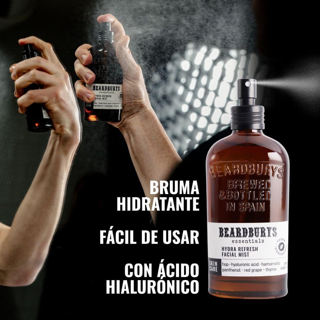 Beardburys Essentials Pack Cuidado Facial Hombre Diario Skincare (Facial Mousturising Kit)