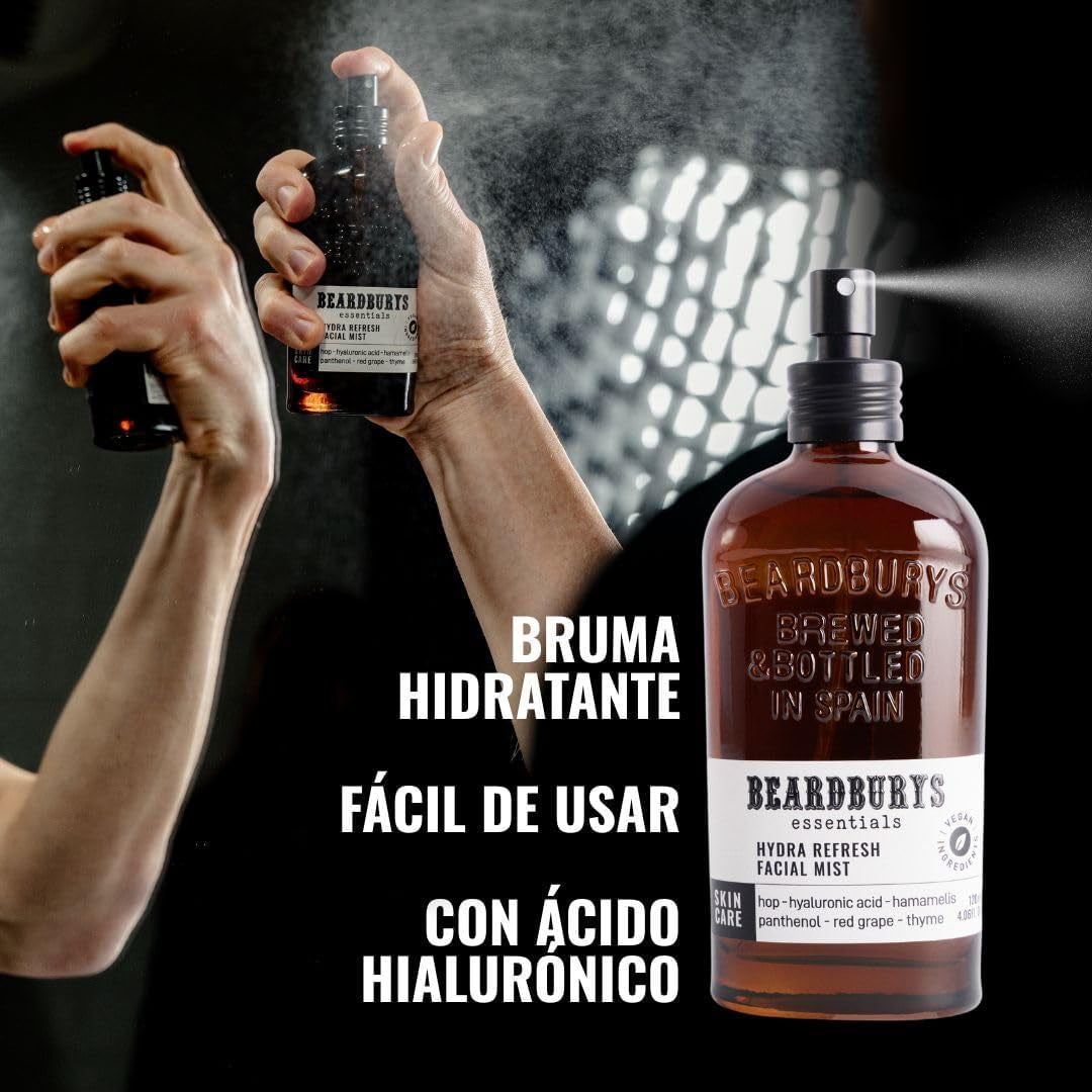 Beardburys Essentials Pack Cuidado Facial Hombre Diario Skincare (Facial Mousturising Kit)