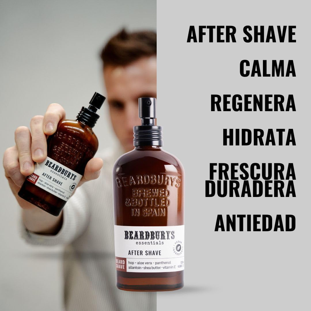 Beardburys Essentials Pack Cuidado Facial Hombre Diario Skincare (Facial Mousturising Kit)