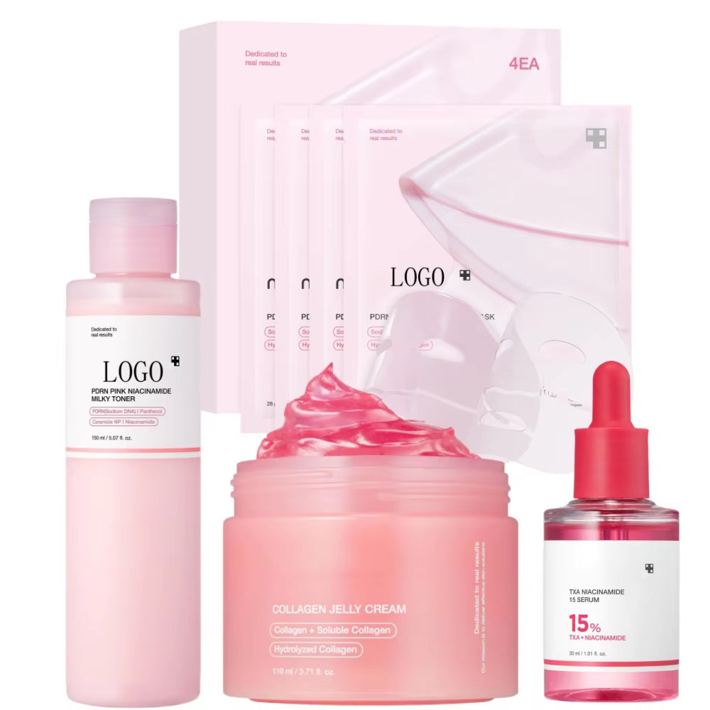 Custom Korea for Medicbe Skin Care Kit Travel Size Exfoliating Acne Blackheads Pore Repair Improves Pores Whitening Skin Care