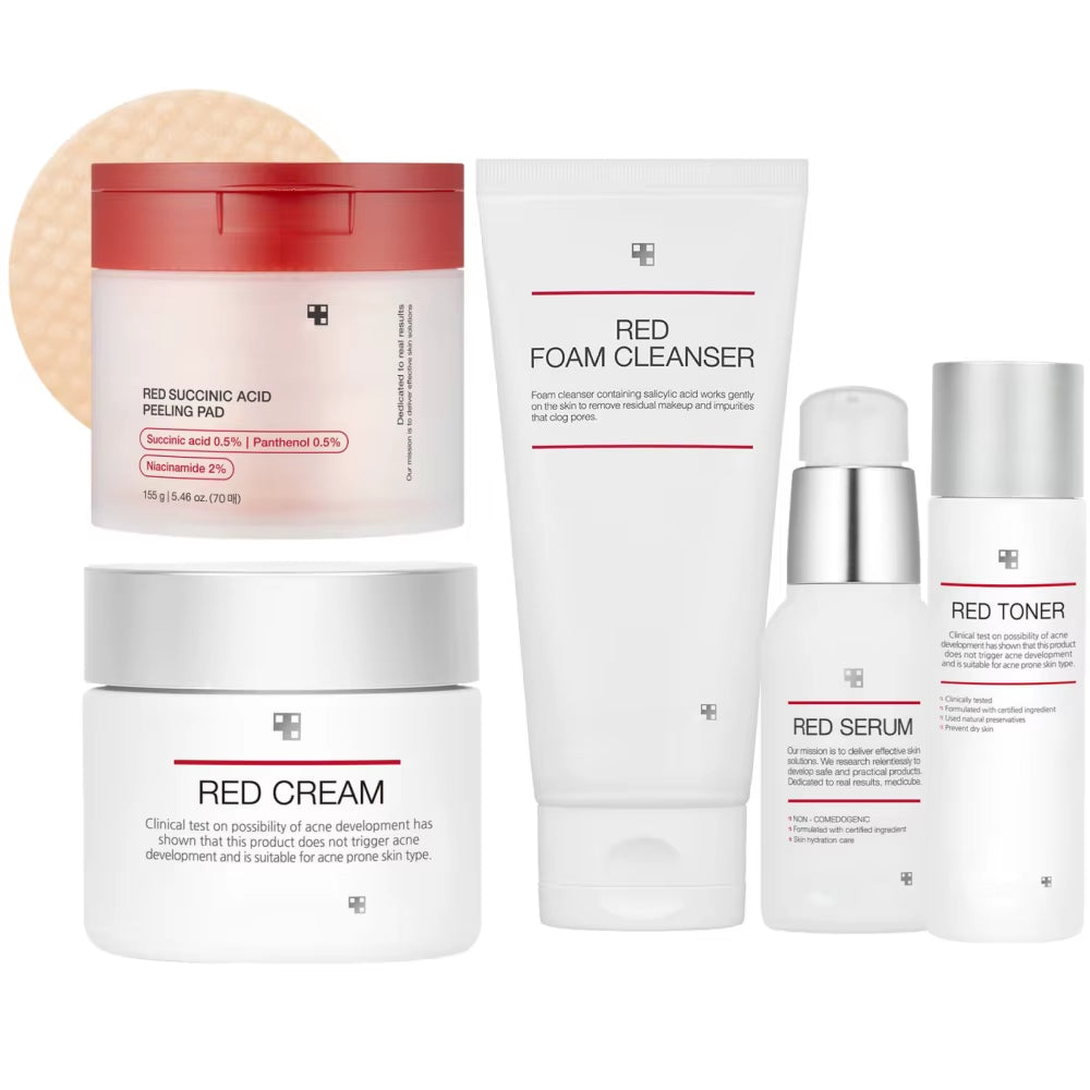 Custom Korea for Medicbe Skin Care Kit Travel Size Exfoliating Acne Blackheads Pore Repair Improves Pores Whitening Skin Care