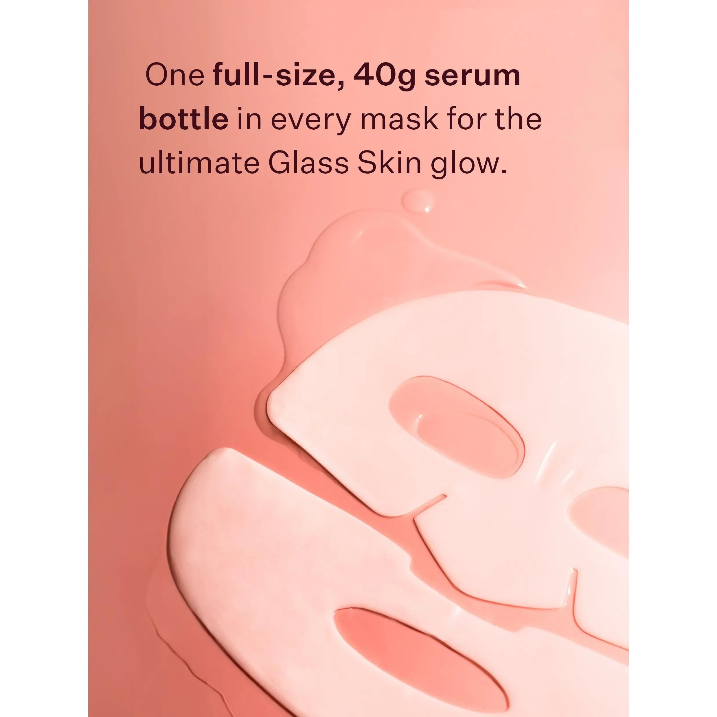 Peach & Lily Glass Skin Ginseng Collagen Mask (Set of 3) - Korean Skincare Facial Treatment
