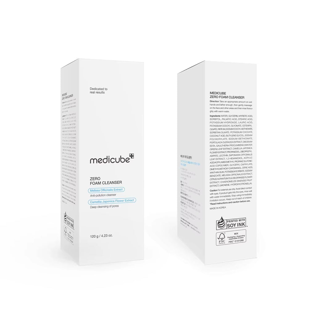 Medicube Zero Pore Clear Blue Capsule Free Brush Cleanser for Skin Texture Blackhead for Double Cleansing Korean Skincare