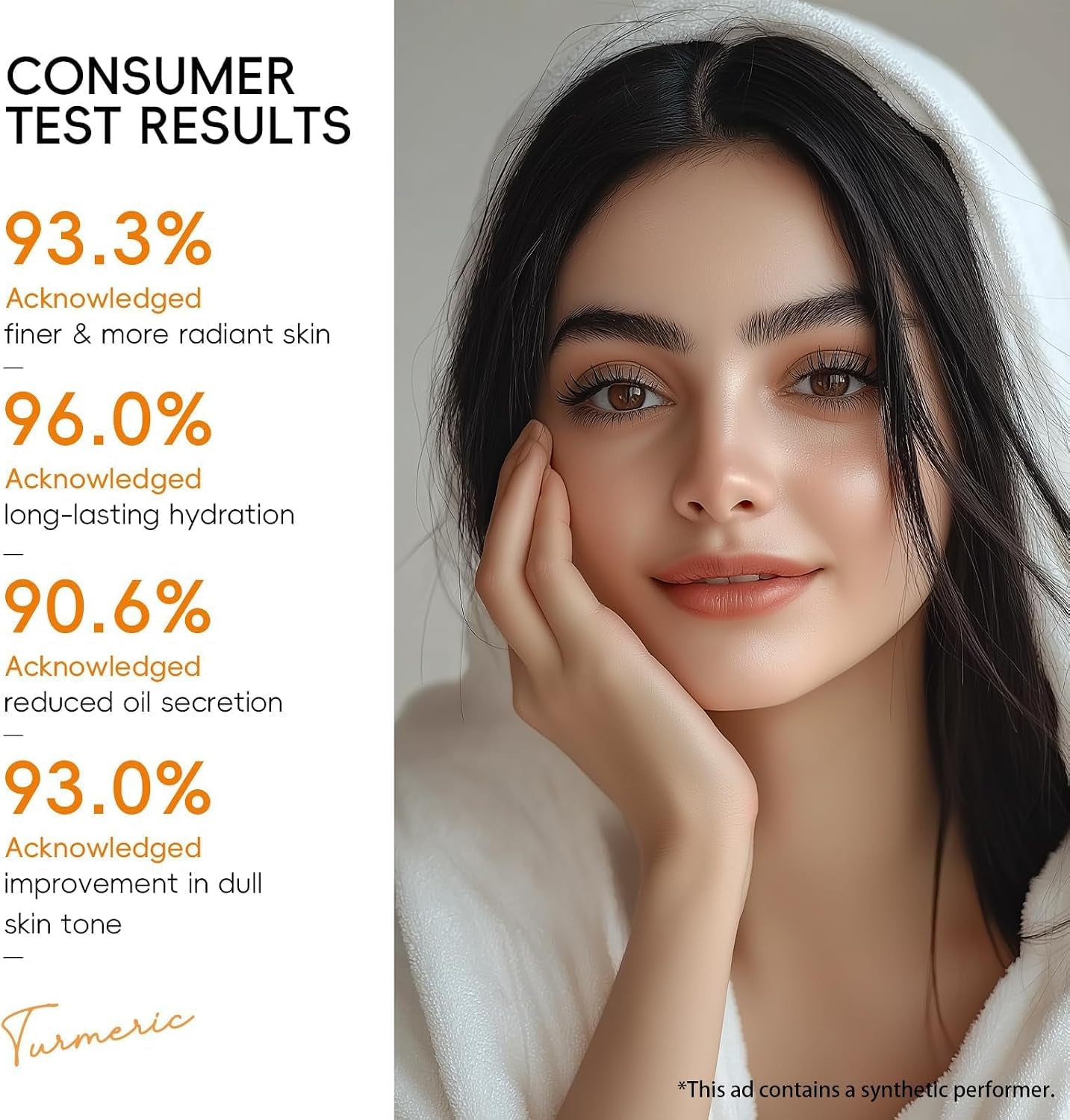 QUIYUM Set De Cuidado Facial Con Cúrcuma Y Vitamina C De 5 Piezas