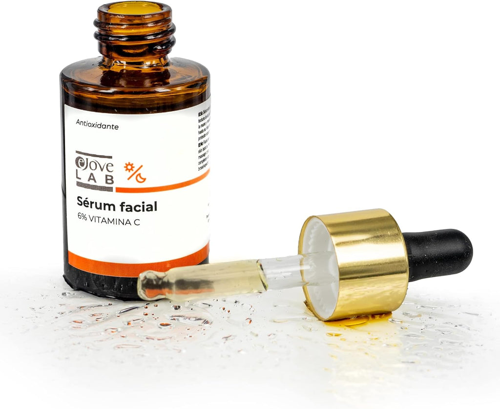 Serum Facial Vitamina C - Hidratante Facial, Antiarrugas, Antimanchas Para La Cara - Serum Contorno Ojos Antiojeras Mujer Y Hombre - Vitamina C Serum Facial Skincare Previene Arrugas Y Acne - EJOVE